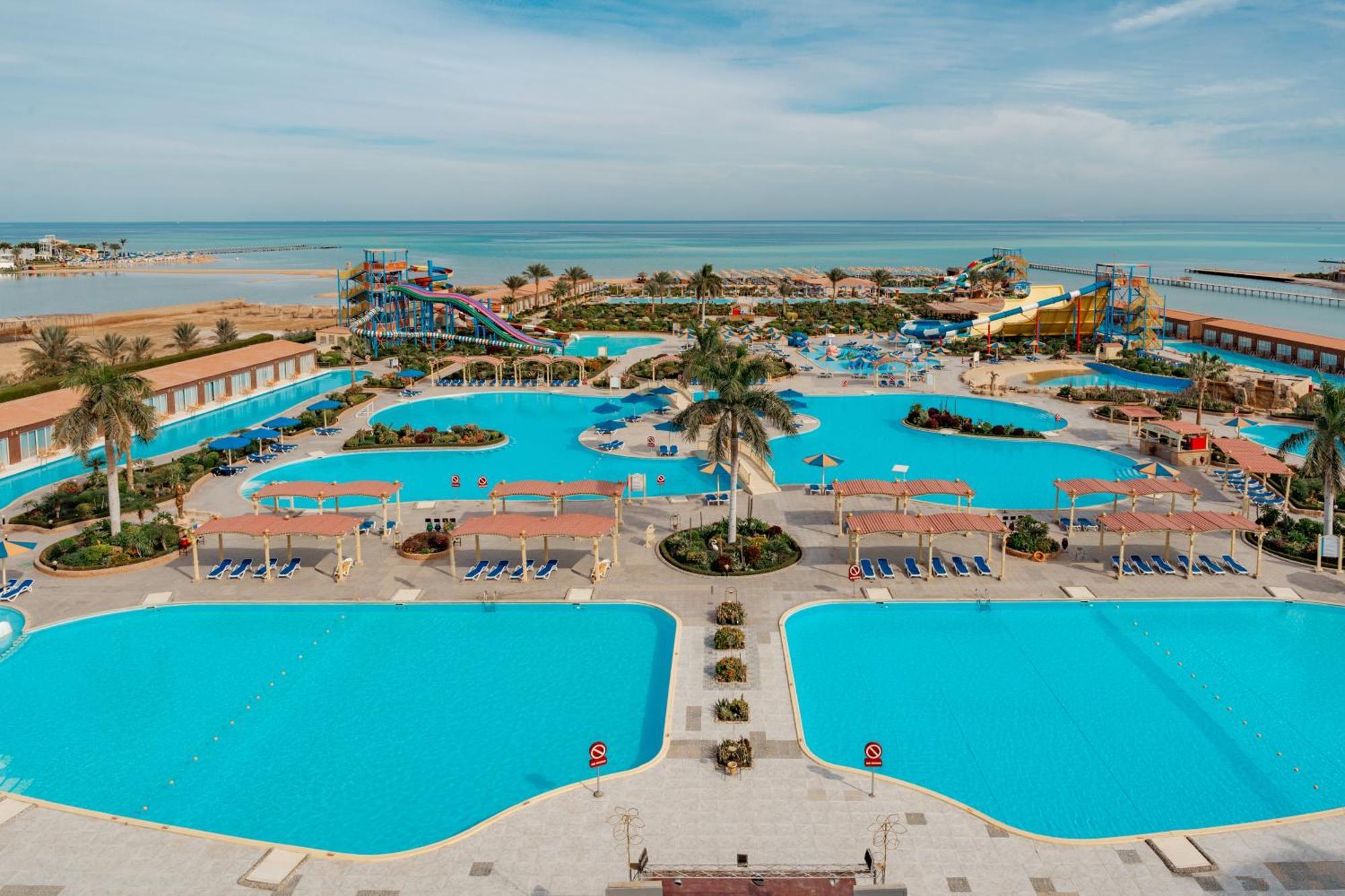 Sunrise Alora Aqua Park Resort Hurghada Exterior foto